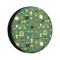 thumbnail image 1 of Haiem Spare Tire Cover , Wheel Cover with St. Patrick's day printed, Camper Spare Tire Cover Fit for Jeep Wrangler Rv SUV Truck Travel Trailer-17 inch, 1 of 6