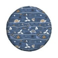 thumbnail image 1 of Haiem Spare Tire Cover , Wheel Cover with Underwater World Animals printed, Camper Spare Tire Cover Fit for Jeep Wrangler Rv SUV Truck Travel Trailer-15 inch, 1 of 8