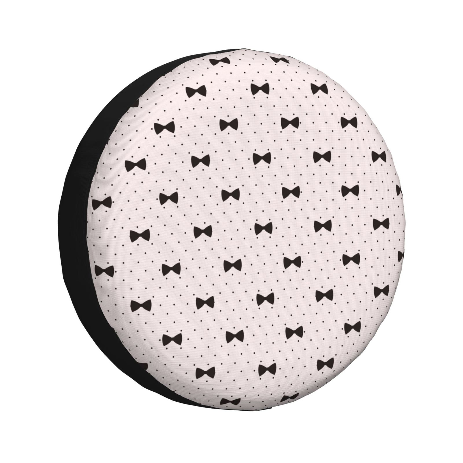 GABSHAIM Funny Dog Tire Cover - Custom Name Havanese, Polka Dot Paw Print, 18 Inch Wheel Protector - View #4