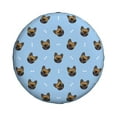 thumbnail image 1 of Haiem Spare Tire Cover , Wheel Cover with french Bulldog Face printed, Camper Spare Tire Cover Fit for Jeep Wrangler Rv SUV Truck Travel Trailer-14 inch, 1 of 9