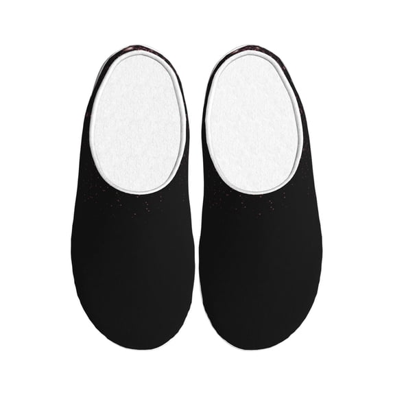 Haiem Sparkling Pink Night Sky Print Women's Fuzzy Memory Foam House Slipper Cozy Home Footwear Non-slip Winter Slippers-46/47