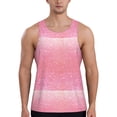 thumbnail image 1 of Haiem Sparkly Glitter Men Workout Tank Top Gym Bodybuilding Sleeveless Muscle T Shirts Athletic Tank Breathable Workout Shirt-XX-Large, 1 of 8
