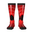 thumbnail image 1 of Haiem Spider Web1 Socks, Funny Novelty Crazy Design Cotton Socks Sports Socks Knee High Socks For Men, Women,1Pairs - Gift For Working Friends, 1 of 8