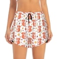 thumbnail image 1 of Haiem Squirrel And Maple Leaf Women's 2 in 1 Running Shorts - Lightweight Athletic Workout Gym Yoga Breathable Sports Shorts Liner with Phone Pockets-Small, 1 of 9