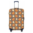 thumbnail image 1 of Haiem Squirrel And Maple Leaves Luggage Cover Printed Suitcase Covers for Luggage Elastic Washable Suitcase Protector Fits 18-32 Inch Luggage-Small, 1 of 9