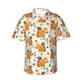 thumbnail image 1 of Haiem Squirrel With Colorful Tail Printed Hawaiian Shirt for Men - Men’s Casual Beach Summer Shirts - Stretch Fabric with Modern Fit-3X-Large, 1 of 7