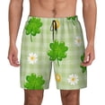 thumbnail image 1 of Haiem St Patrick'S Day11 Men'S Quick-Dry Swim Trunks: Comfortable Beach Shorts With Mesh Lining And Pockets - Ideal For Swimming And Sunbathing Xx-Large, 1 of 9