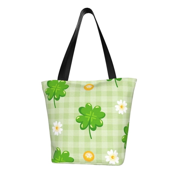 Haiem St Patrick's Day11 Pattern Shoulder Bag - Durable and Spacious Tote Bag,Versatile Shopping Bag