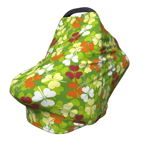 Haiem St. Patrick's Day3 Baby Nursing Cover & Nursing Poncho - Multi Use Cover for Baby Car Seat Canopy, Stroller Cover, 360°Full Privacy Breastfeeding Coverage
