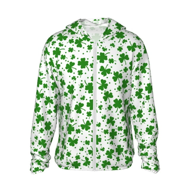 Haiem St Patrick's Day4 UPF 50+ Fishing Shirts for Men Long Sleeve UV ...