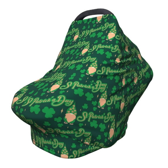 Haiem St Patrick's Day9 Baby Nursing Cover & Nursing Poncho - Multi Use Cover for Baby Car Seat Canopy, Stroller Cover, 360°Full Privacy Breastfeeding Coverage
