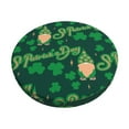 thumbnail image 1 of Haiem St Patrick's Day9 Cushion Round Bar Chair Seat Cover Bar Chair Cushion Covers Elastic Washable Bar Chair Cover,Protects from Scratches and Stains-12 inch, 1 of 7