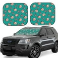 thumbnail image 1 of Haiem Starfish And Shell Windshield Sun Shade: Universal Foldable 2-Piece Car Front Window Sunshade - Blocks Uv Rays, And Reduces Heat,Essential Car Accessory Medium, 1 of 7