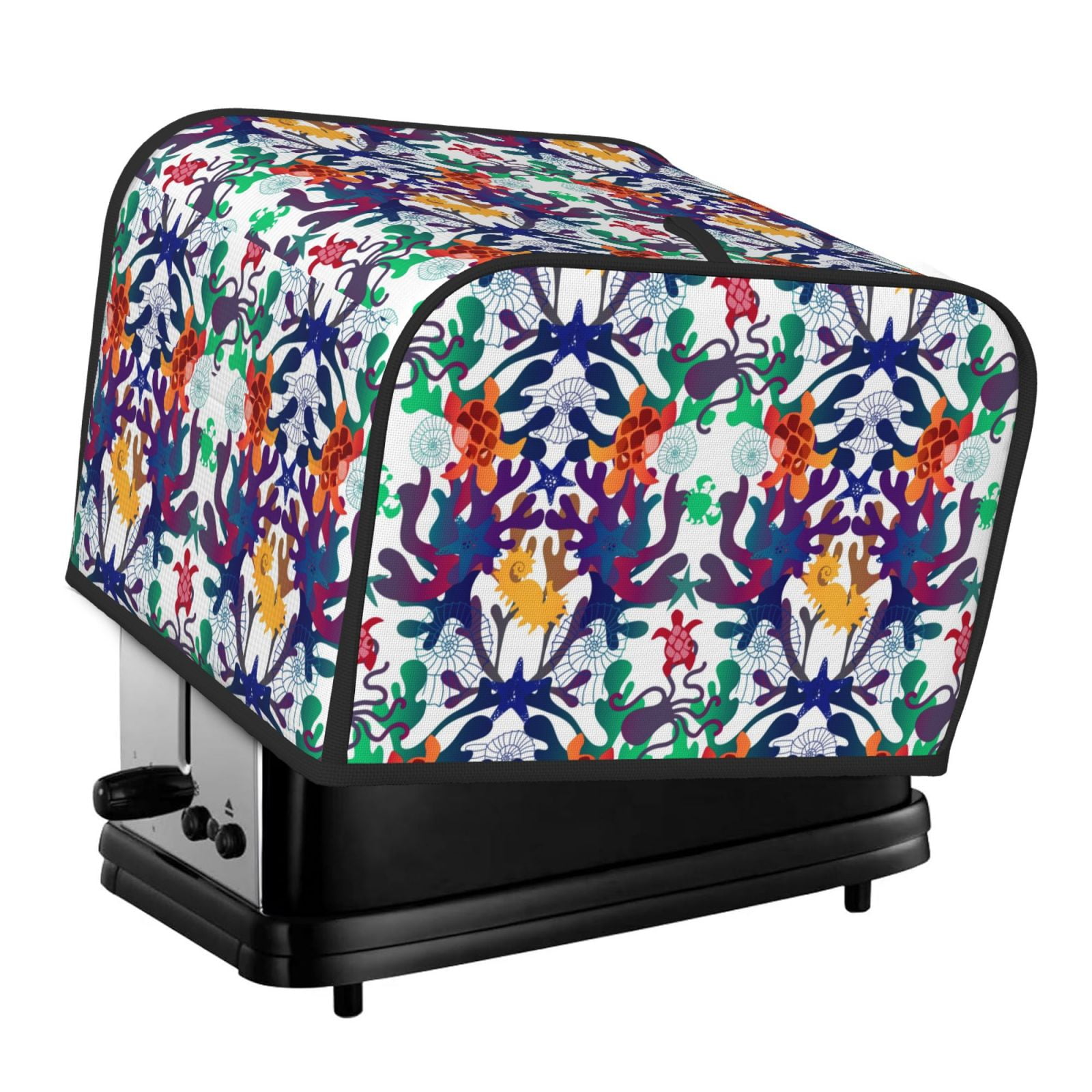 Haiem Starfish And Turtle Print Toaster Covers 4 Slice Wide Slot,Bread ...