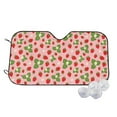 thumbnail image 1 of Haiem Strawberries Car Windshield Sun Shade - Blocks UV Rays Sun Visor Protector, Sunshade to Keep Your Vehicle Cool, Universal Fit SUV Van Sedan-Medium, 1 of 7