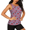 thumbnail image 1 of Haiem Strawberries Workout Tank Tops for Women, Athletic Sports Slim-Fit Tank Tops, Compression Sleeveless Dry Fit Shirts,Athletic Shirt-Small, 1 of 9