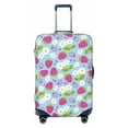thumbnail image 1 of Haiem Strawberry And Flowers Luggage Cover Printed Suitcase Covers for Luggage Elastic Washable Suitcase Protector Fits 18-32 Inch Luggage-Medium, 1 of 9