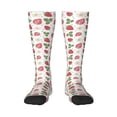 thumbnail image 1 of Haiem Strawberry Socks, Funny Novelty Crazy Design Cotton Socks Sports Socks Knee High Socks For Men, Women,1Pairs - Gift For Working Friends, 1 of 8
