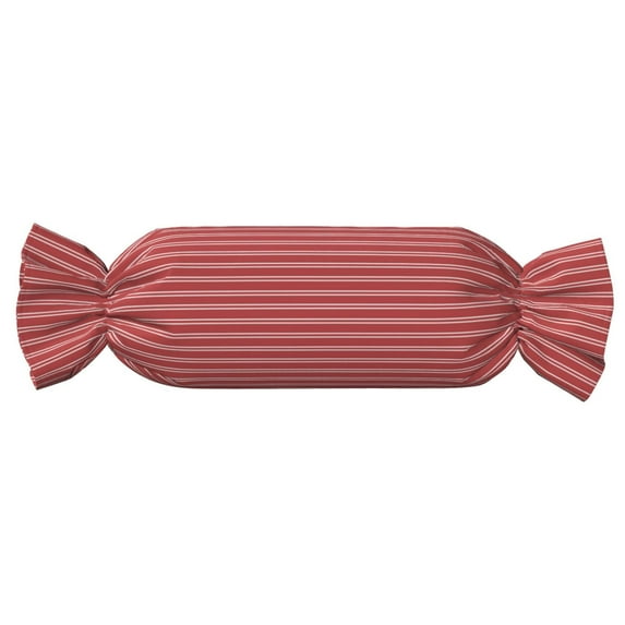 Haiem Stripes Red White for Round Cervical Roll Cylinder Bolster Pillow Candy Pillow Cylindrical Pillow Ergonomically Designed