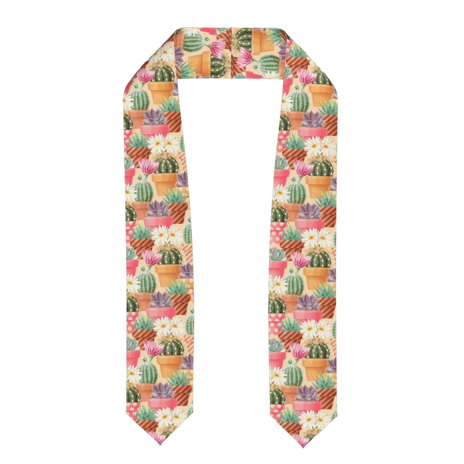Graduating Cactus Haiem Succulent And Cactus Pattern Graduation Stole 2024 | Premium ...