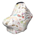 thumbnail image 1 of Haiem Summer Rabbit Baby Nursing Cover & Nursing Poncho - Multi Use Cover for Baby Car Seat Canopy, Stroller Cover, 360°Full Privacy Breastfeeding Coverage, 1 of 9