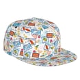 thumbnail image 1 of Haiem Summer Stamp Classic Snapback Cap Flat Bill Hat Baseball Cap Adjustable Size Cotton Dad Hat, 1 of 9