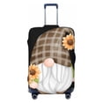 thumbnail image 1 of Haiem Sunflower Gnomes 4 Luggage Cover Printed Suitcase Covers for Luggage Elastic Washable Suitcase Protector Fits 18-32 Inch Luggage-Small, 1 of 9