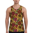 thumbnail image 1 of Haiem Sunflower Men Workout Tank Top Gym Bodybuilding Sleeveless Muscle T Shirts Athletic Tank Breathable Workout Shirt-X-Large, 1 of 9