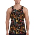 thumbnail image 1 of Haiem Sunflower Rooster Men Workout Tank Top Gym Bodybuilding Sleeveless Muscle T Shirts Athletic Tank Breathable Workout Shirt-X-Large, 1 of 9