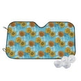thumbnail image 1 of Haiem Sunflowers Car Windshield Sun Shade - Blocks UV Rays Sun Visor Protector, Sunshade to Keep Your Vehicle Cool, Universal Fit SUV Van Sedan-Small, 1 of 7