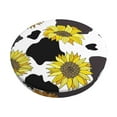 thumbnail image 1 of Haiem Sunflowers Country Cushion Round Bar Chair Seat Cover Bar Chair Cushion Covers Elastic Washable Bar Chair Cover,Protects from Scratches and Stains-12 inch, 1 of 7