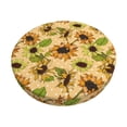 thumbnail image 1 of Haiem Sunflowers Cushion Round Bar Chair Seat Cover Bar Chair Cushion Covers Elastic Washable Bar Chair Cover,Protects from Scratches and Stains-13 inch, 1 of 7
