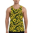 thumbnail image 1 of Haiem Sunflowers In Vintage Men Workout Tank Top Gym Bodybuilding Sleeveless Muscle T Shirts Athletic Tank Breathable Workout Shirt-3X-Large, 1 of 8