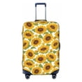thumbnail image 1 of Haiem Sunflowers Luggage Cover Printed Suitcase Covers for Luggage Elastic Washable Suitcase Protector Fits 18-32 Inch Luggage-X-Large, 1 of 9