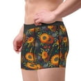 thumbnail image 1 of Haiem Sunflowers Men's Boxer Briefs, Every Day Comfort Stretch Cotton Moisture-Wicking Underwear-X-Large, 1 of 8