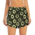 thumbnail image 1 of Haiem Sunflowers Women's 2 in 1 Running Shorts - Lightweight Athletic Workout Gym Yoga Breathable Sports Shorts Liner with Phone Pockets-, 1 of 9