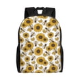 thumbnail image 1 of Haiem Sunflowers and Bees Backpack - Stylish and Durable 15-inch Laptop Backpack with Waterproof Oxford Fabric, 1 of 8