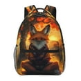 thumbnail image 1 of Haiem Sunset Maple Tree Fox Printed School Backpack,Casual Travel Lightweight Backpack,Durable Comfortable Multifunctional Backpack,Laptop Backpack, 1 of 1