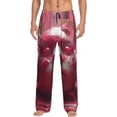 thumbnail image 1 of Haiem Surreal Pink Headphones Men's Pajama Pants Ultra Lightweight Pjs Bottoms Sleepwear Bottom Pants With Pocket Drawstring-XX-Large, 1 of 7