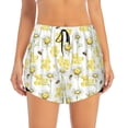 thumbnail image 1 of Haiem Sweet Honey Women's 2 in 1 Running Shorts - Lightweight Athletic Workout Gym Yoga Breathable Sports Shorts Liner with Phone Pockets-Large, 1 of 9