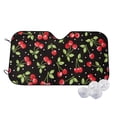 thumbnail image 1 of Haiem Sweet Red Cherry Car Windshield Sun Shade - Blocks UV Rays Sun Visor Protector, Sunshade to Keep Your Vehicle Cool, Universal Fit SUV Van Sedan-Small, 1 of 7