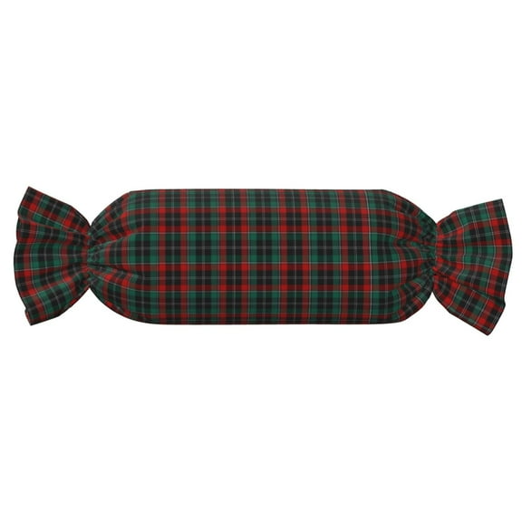 Haiem Tartan Plaid for Round Cervical Roll Cylinder Bolster Pillow Candy Pillow Cylindrical Pillow Ergonomically Designed
