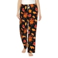thumbnail image 1 of Haiem Thanksgiving Turkey 1 Women's Pajama Pants Ultra Lightweight Pjs Bottoms Sleepwear Bottom Pants With Pocket Drawstring-Medium, 1 of 7