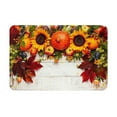 thumbnail image 1 of Haiem Thanksgiving With Autumn Front Door Mat Indoor Outdoor Entrance, Waterproof All-Season, All-Weather Doormat, Durable Flannel Fabric, Fade Resistant, Low Profile, 16x24in, 1 of 9