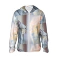 thumbnail image 1 of Haiem The Cat Looks in the Mirror UPF 50+ Fishing Shirts for Men Long Sleeve UV Sun Protection Hoodie Non-Mask Outdoor Hiking Shirts, 1 of 9