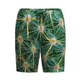 thumbnail image 1 of Haiem Thorns Of Macro Cactus Men's Pajama Short with Soft Woven Cotton Elastic Waistband Sleep Short-4X-Large, 1 of 9