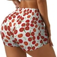 thumbnail image 1 of Haiem Tomato No Front Seam Biker Shorts for Women Yoga Workout Gym Bike Shorts with Tummy Control Moisture-Wicking-XX-Large, 1 of 9