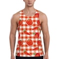 thumbnail image 1 of Haiem Tomatoes And Chili Men Workout Tank Top Gym Bodybuilding Sleeveless Muscle T Shirts Athletic Tank Breathable Workout Shirt-3X-Large, 1 of 9