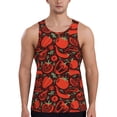 thumbnail image 1 of Haiem Tomatoes And Chili Men Workout Tank Top Gym Bodybuilding Sleeveless Muscle T Shirts Athletic Tank Breathable Workout Shirt-X-Large, 1 of 9
