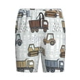 thumbnail image 1 of Haiem Tractor and Dumper Men's Pajama Short with Soft Woven Cotton Elastic Waistband Sleep Short-Medium, 1 of 9